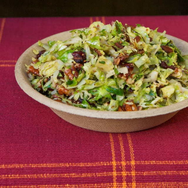 shredded brussels sprout salad